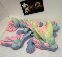 Bunny Pastel Dragon 3D printed 20cms Long