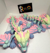 Bunny Pastel Dragon 3D printed 20cms Long