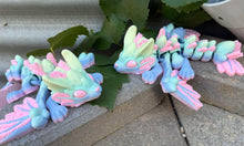 Bunny Pastel Dragon 3D printed 20cms Long
