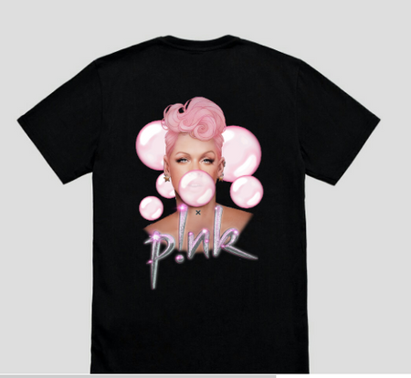 Bubble Adult Tee Bubblegum Pink