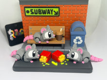 3D Street Rat playset