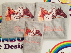 Horse  Personalised Towel/Set