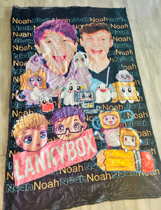 Lankybox Blanket