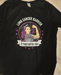 Lung Cancer Warrior tshirt