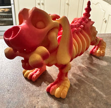 3D skeleton dog