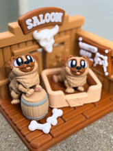 Pug saloon playset