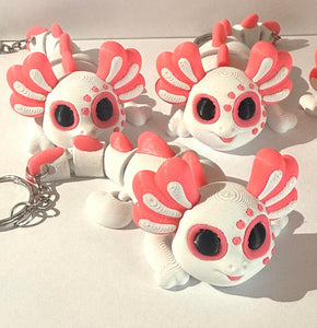 Axolotl 3D keychain