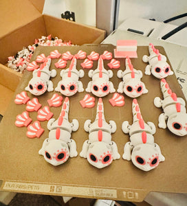 Axolotl 3D keychain
