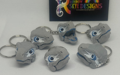Dinosaur Head 3D keychain