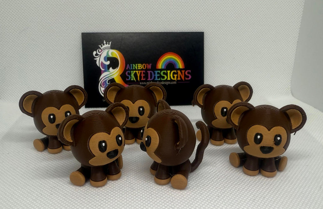 3D Monkey figurine