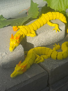 3D Yellow Dragon