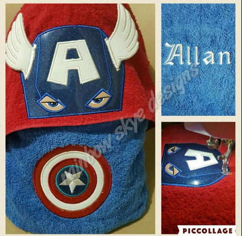 American Guy Hooded Towel