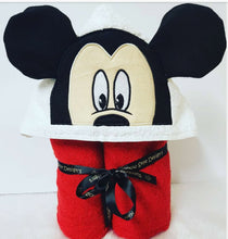 Mouse Mick and Min Hooded Towel