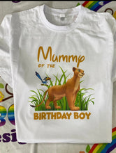 Birthday Simba lion Family Pack T-shirts