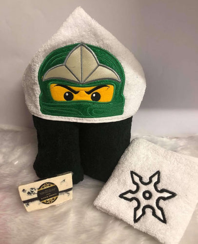 Ninja hooded towel