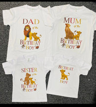 Birthday Simba lion Family Pack T-shirts