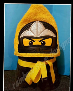 Ninja hooded towel