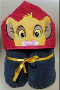 Baby Lion Hooded Towel