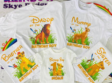 Birthday Simba lion Family Pack T-shirts