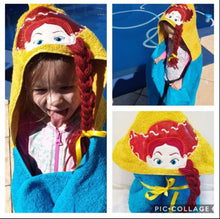 Cowboy Girl Hooded Towel