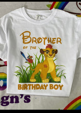 Birthday Simba lion Family Pack T-shirts