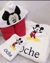 Mouse Mick and Min Hooded Towel