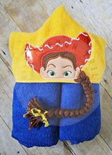 Cowboy Girl Hooded Towel