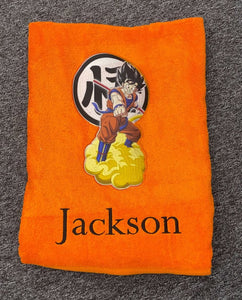 Dragon Boy Personalized Towel