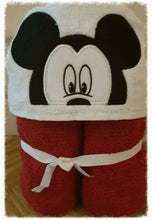 Mouse Mick and Min Hooded Towel