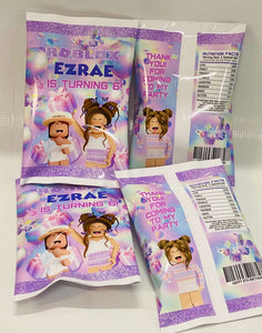 Custom Party Chip Packets