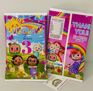 Custom Party Chip Packets