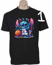 Basketball Blue Alien T-shirts