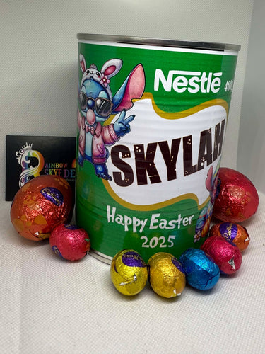 Milo Easter  Personalized tins