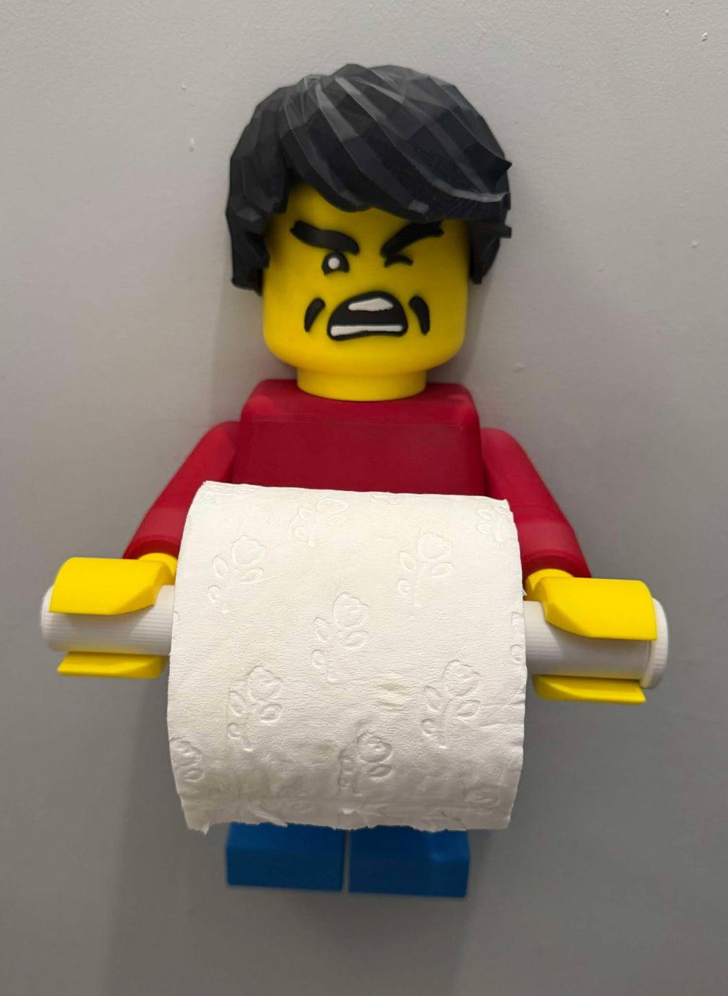 3D Lego Man Toilet Paper Holder