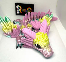 Articulated Winged axolotl dragon Toy -3D Printed Fidget Toy Figurine Gifts