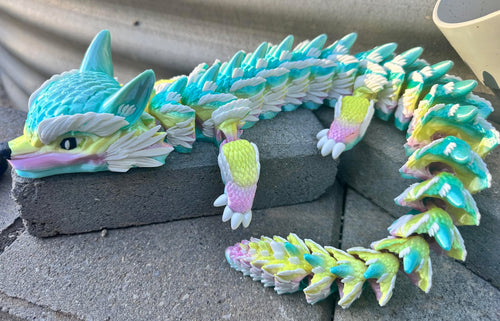 Fox Dragon 3D printed 50cms Long