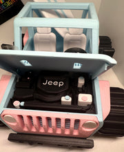 Beach Surfer Jeep with surfboard 3D Printed
