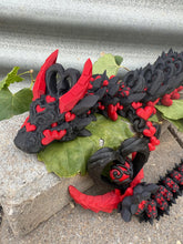Heart black/Red   Dragon 3D printed