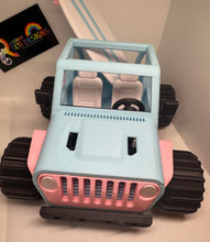 Beach Surfer Jeep with surfboard 3D Printed