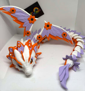 Flower Winged Dragon 3D printed 48cms Long
