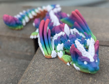 Cat Rainbow Dragon 3D printed 40cms Long