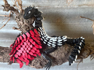 Wrap Around Sparkle Dragon-Articulated 3D toy, fidget