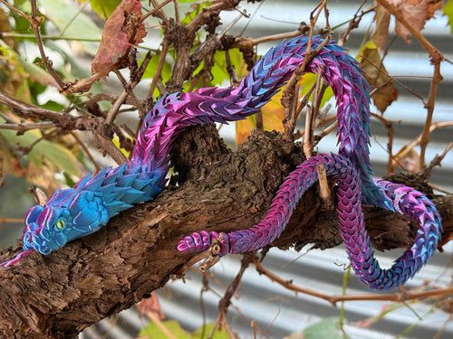 Silk Snake -Articulated 3D toy, fidget
