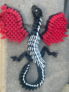 Wrap Around Sparkle Dragon-Articulated 3D toy, fidget