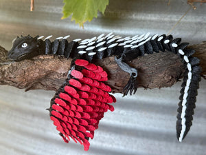 Wrap Around Sparkle Dragon-Articulated 3D toy, fidget