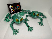 Green Tree Frog -Articulated 3D toy, fidget
