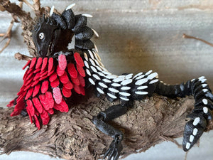 Wrap Around Sparkle Dragon-Articulated 3D toy, fidget