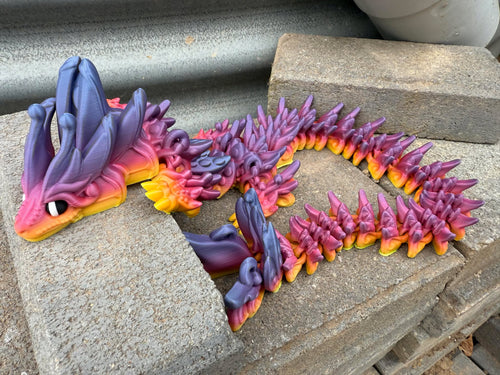 Flutter the Butterfly Dragon -Articulated 3D toy, fidget