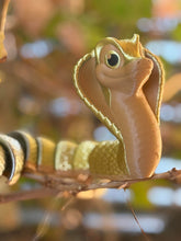 Cobra Gold/Silver Snake-Articulated 3D toy, fidget
