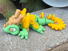Baby Sunflower Dragon-Articulated 3D toy, fidget